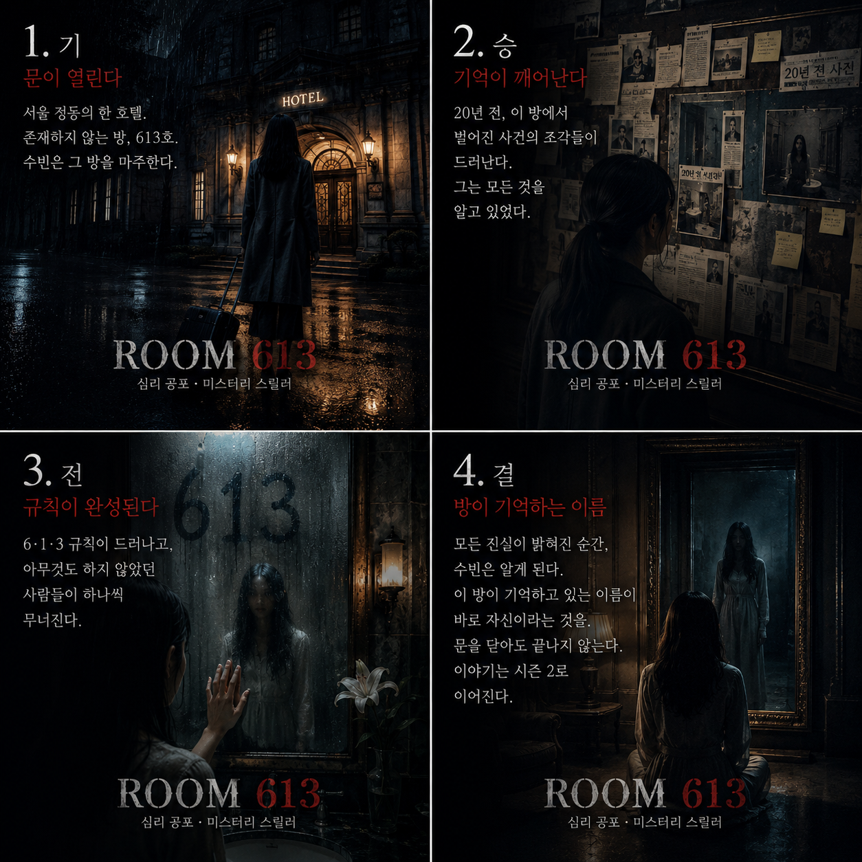 ROOM 613 기승전결 포스터